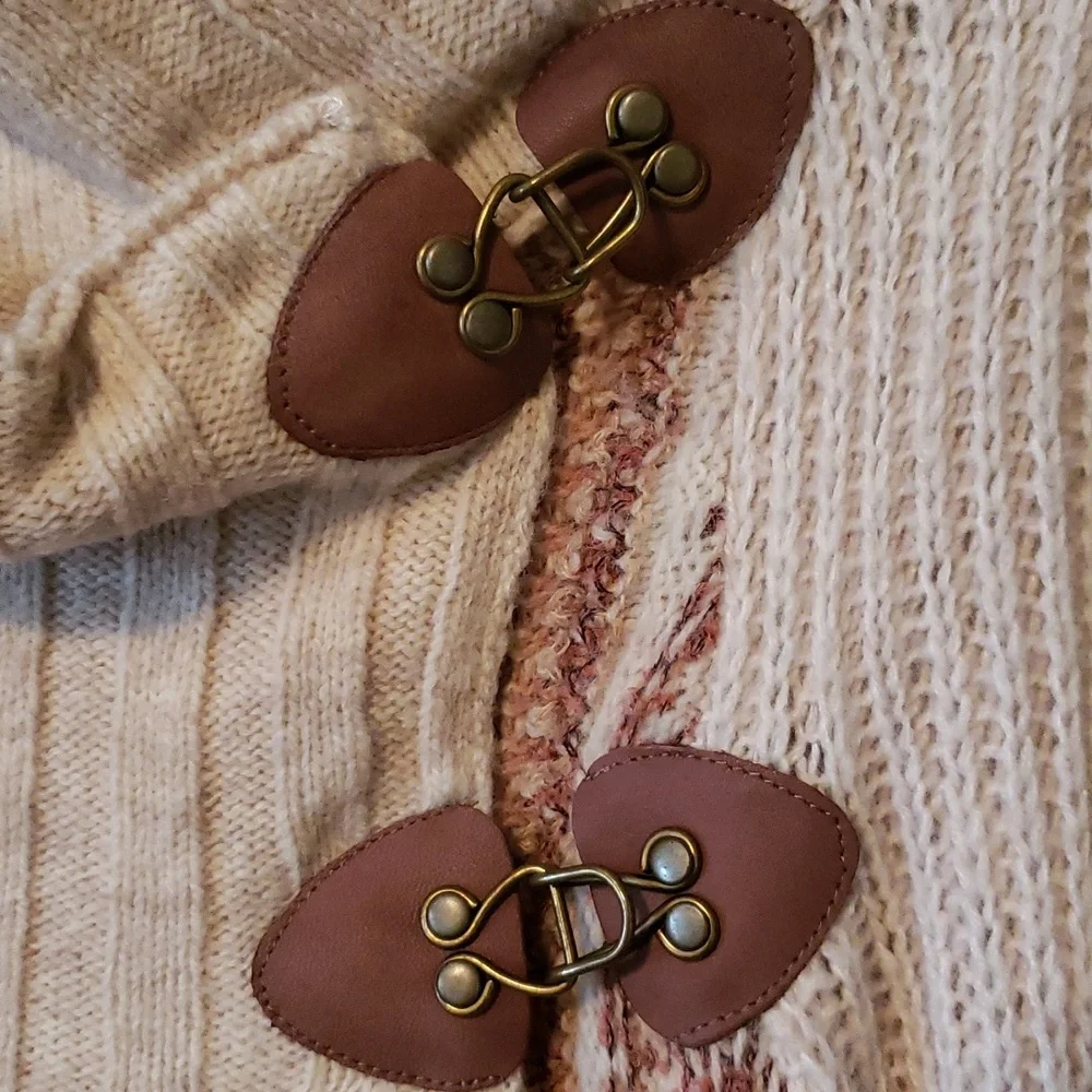 EUC Free People Aztec Cardigan, Size XS - Picture 3 of 9